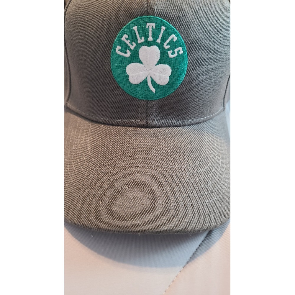 Boston Celtics Hat Cap Fitted Mens OSFM Green NBA Cords Fine Wale Logo